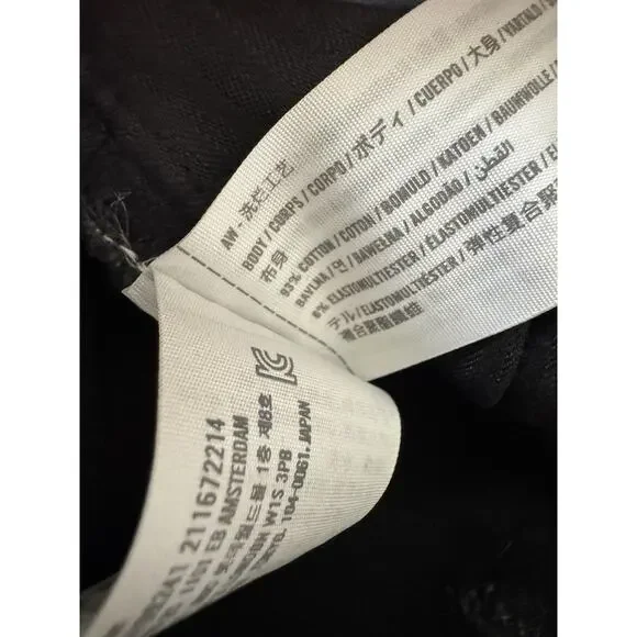 Abercrombie & Fitch Jeans Womens 29 Black The Super Skinny Ankle High Rise Black - Picture 7 of 10